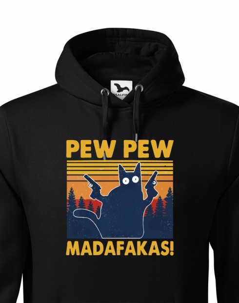 Pánská mikina - Pew Pew madafakas!