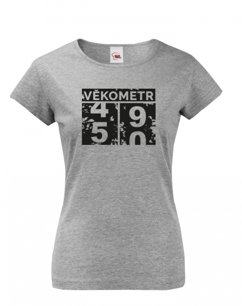 Dámské tričko k narozeninám s rokem narození