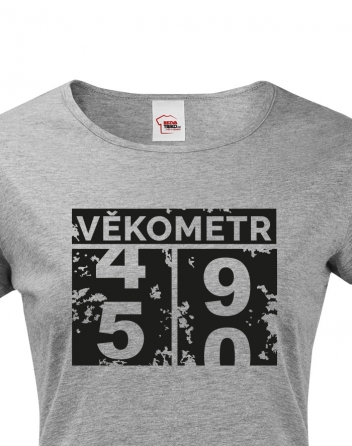 Dámské tričko k narozeninám s rokem narození