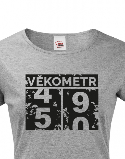 Dámské tričko k narozeninám s rokem narození