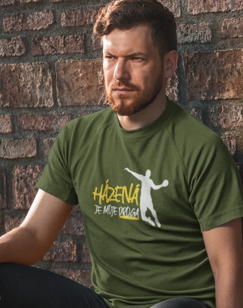 Pánske tričko Házená je moje droga