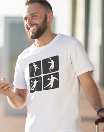 Pánske tričko Siluety hráče