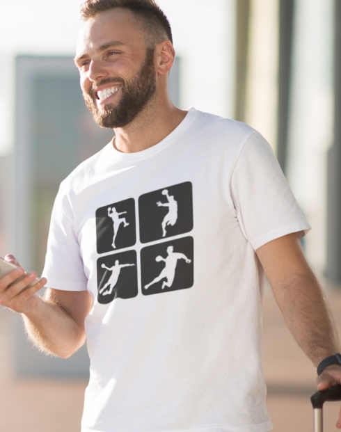 Pánske tričko Siluety hráče