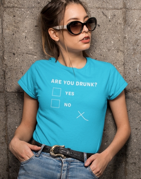 Dámske tričko Are you drunk?