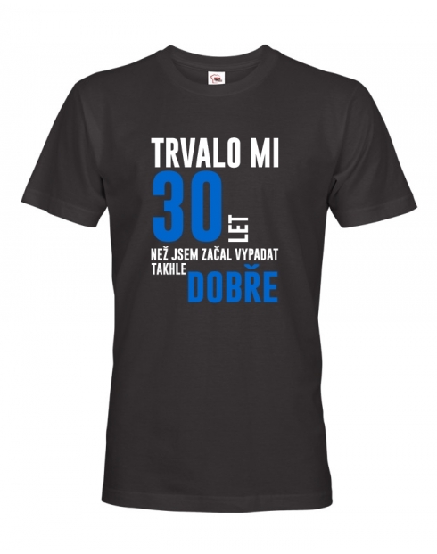 Pánské tričko Trvalo 30 let, než jsem začal vypadat takhle dobře