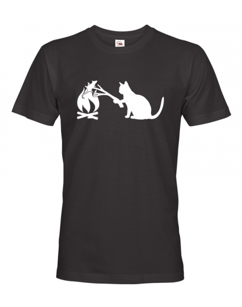 Pánské tričko kočka a myš