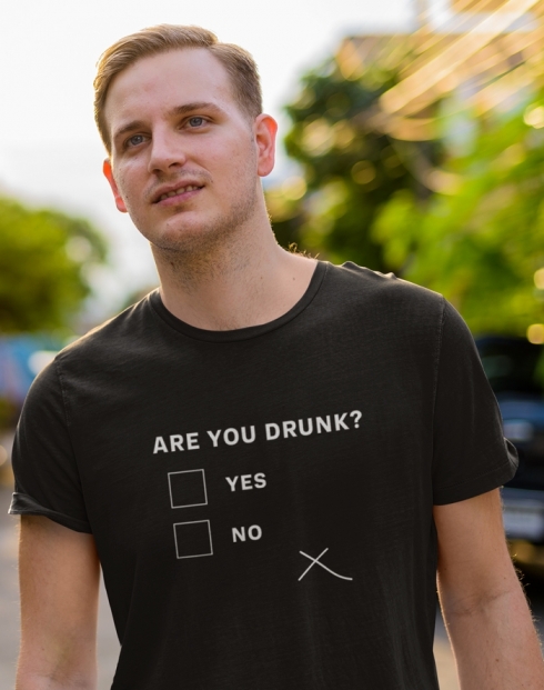 Pánske tričko Are you drunk?