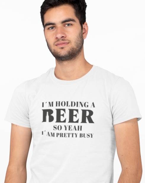 Pánske tričko I´m holding beer