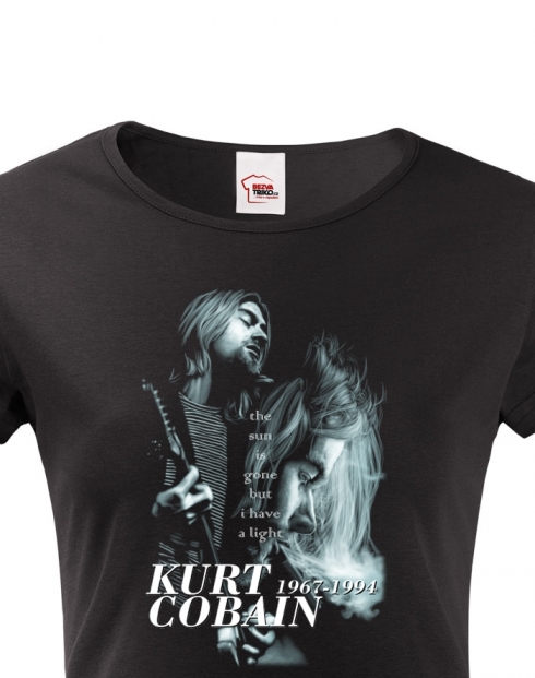 Dámske tričko Kurt Cobain