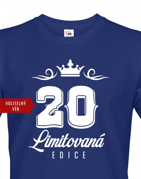 Pánské tričko k 20. narozeninám Limitovaná edice