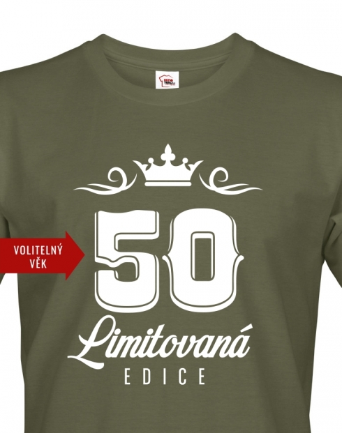 Pánské tričko k 50. narozeninám Limitovaná edice