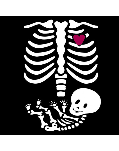 Vtipné tričko s potiskem pro těhotné maminky Kostřička 2