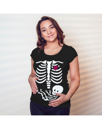 Vtipné tričko s potiskem pro těhotné maminky Kostřička 2