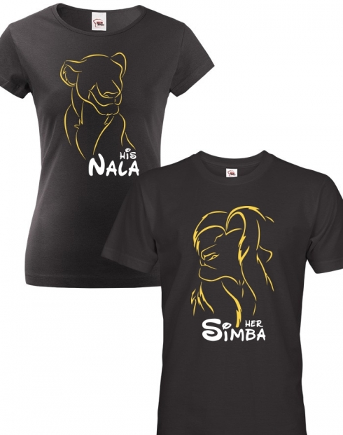 Párová tričká pro zamilované Lví král