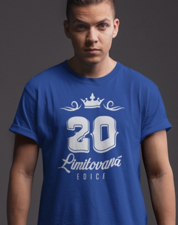 Pánské tričko k 20. narozeninám Limitovaná edice