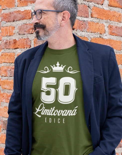 Pánské tričko k 50. narozeninám Limitovaná edice