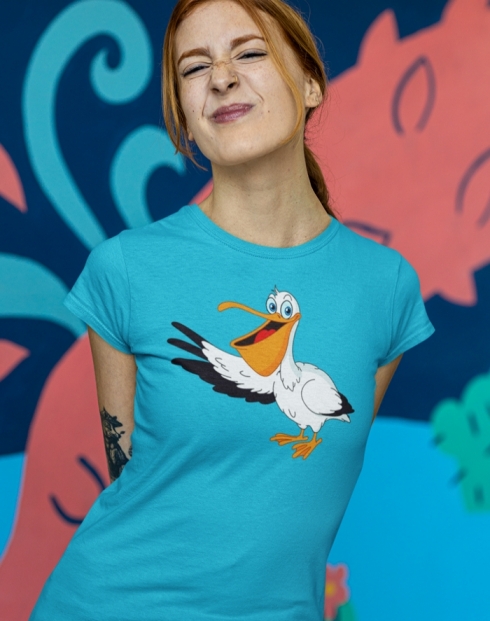 Dámské tričko Pelikán