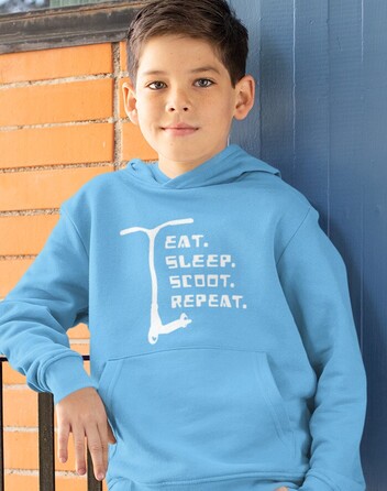 Dětská mikina Eat sleep scoot repeat