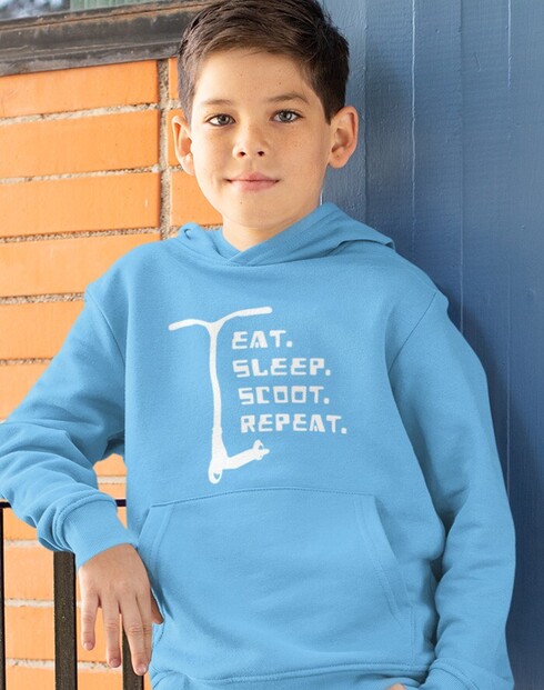 Dětská mikina Eat sleep scoot repeat
