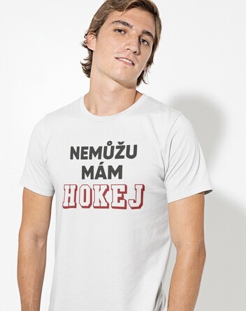 Pánske tričko Nemůžu mám hokej 2