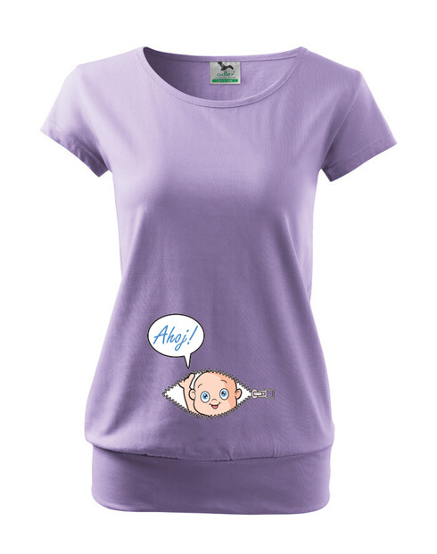 Těhotenské tričko Kuk z bříška