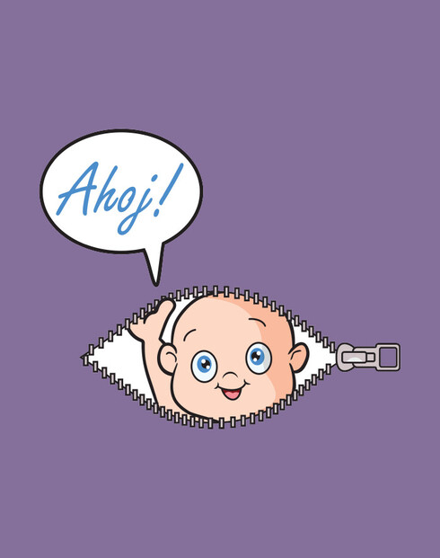 Těhotenské tričko Kuk z bříška