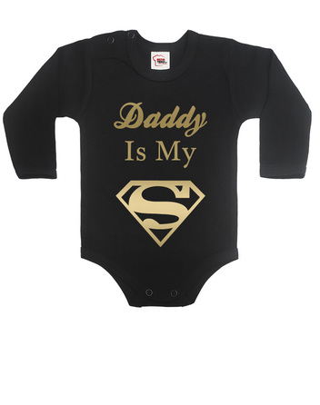 Body s potiskem Daddy is my Superhero