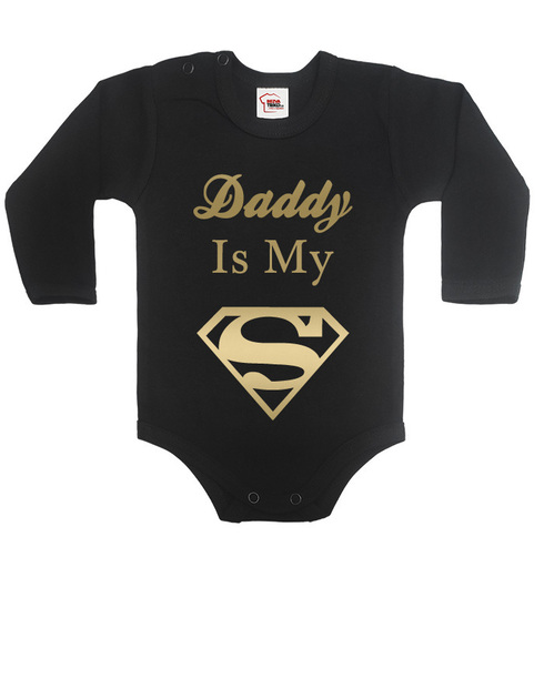 Body s potiskem Daddy is my Superhero