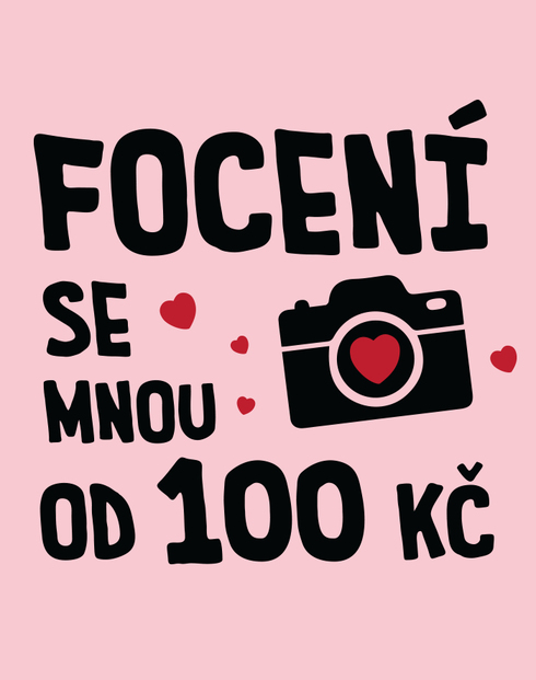 Body s potiskem Focení 100 Kč