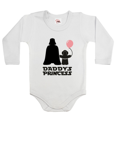 Body s potiskem Star Wars Daddys Princess