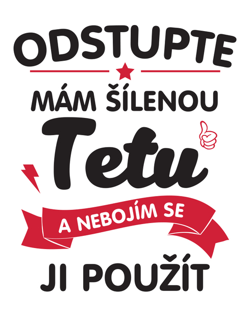 Dětské body Mám šílenou tetu