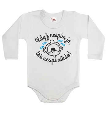 Vtipné bodyčko Když nespím já, nespí nikdo