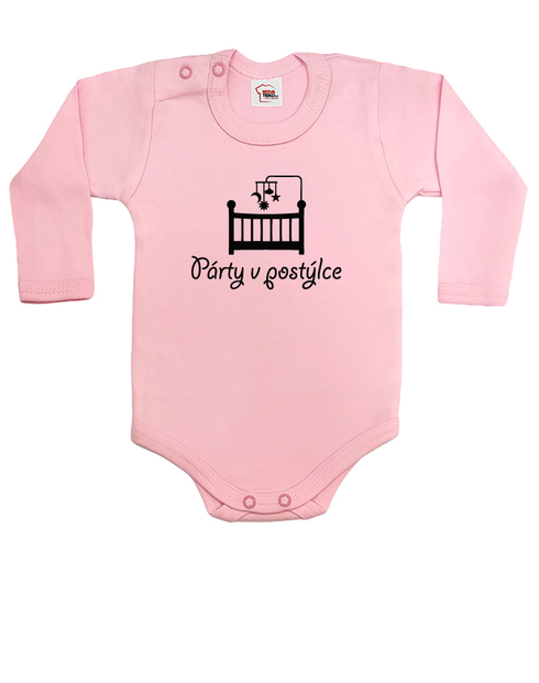 Vtipné bodyčko Párty v postýlce