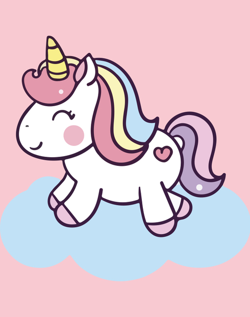 Dětské body s jednorožcem 2