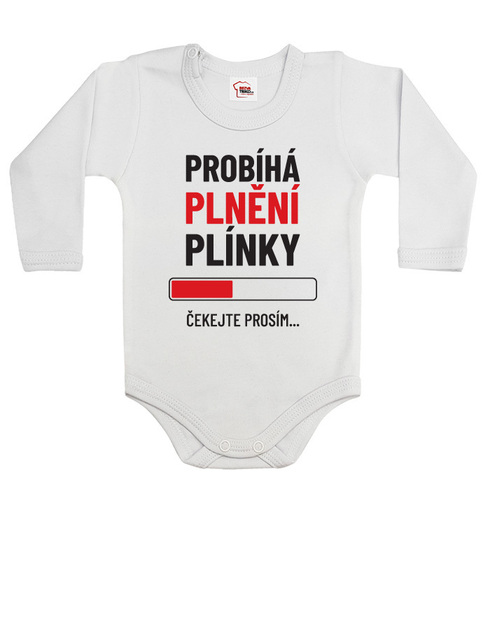 Dětské body - Probíha plnění plínky