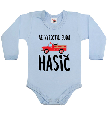 Dětské body Až vyrostu, budu hasič