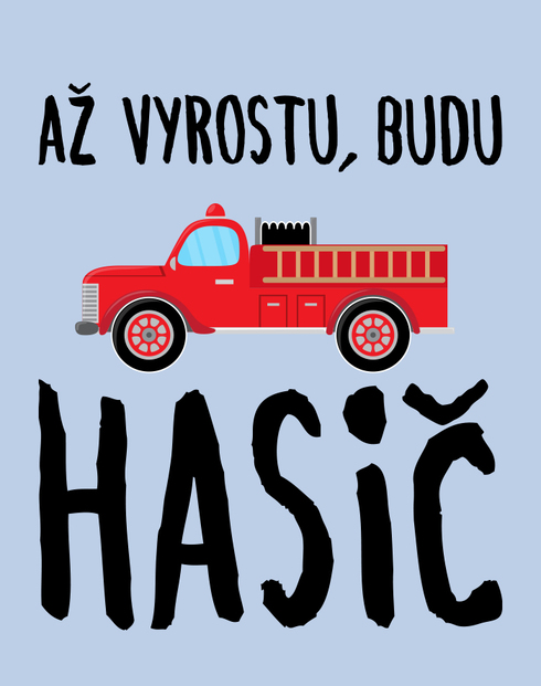 Dětské body Až vyrostu, budu hasič