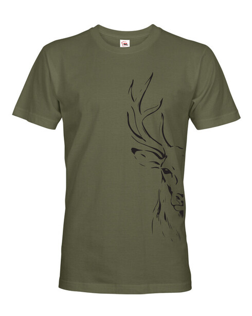 Pánské triko s jelenem 2