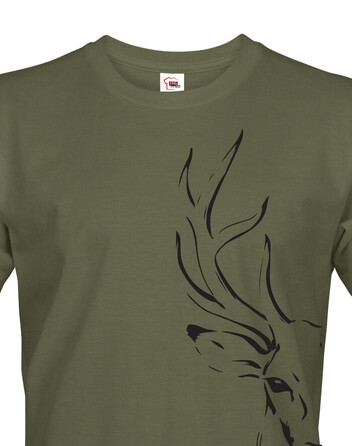 Pánské triko s jelenem 2