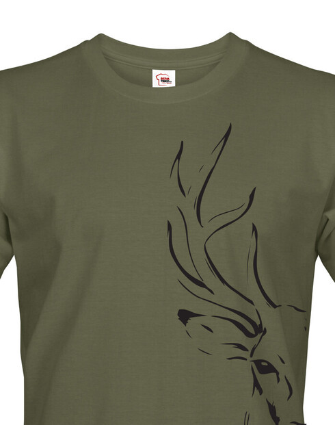 Pánské triko s jelenem 2