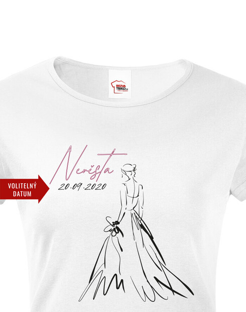 Dámské tričko Nevěsta