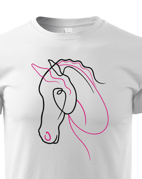 Dětské triko Silueta koně
