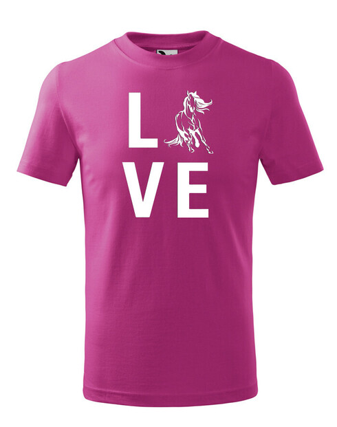 Dětské tričko Láska ke koním