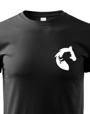 Dětské tričko Srdce kůň 2