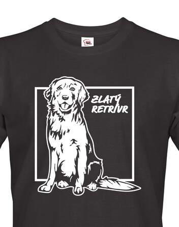 Pánské tričko Zlatý retrívr