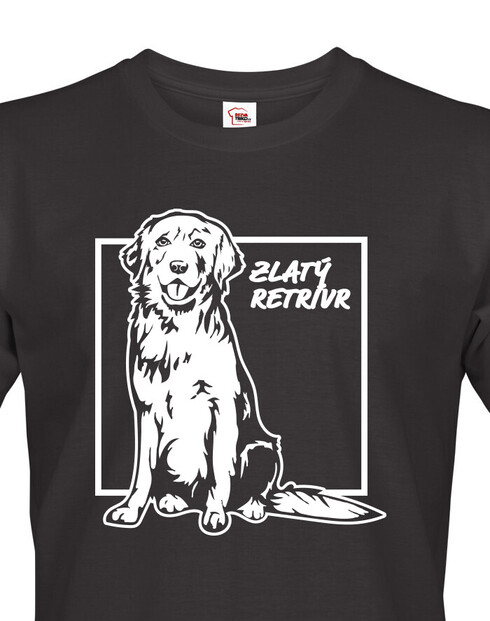 Pánské tričko Zlatý retrívr
