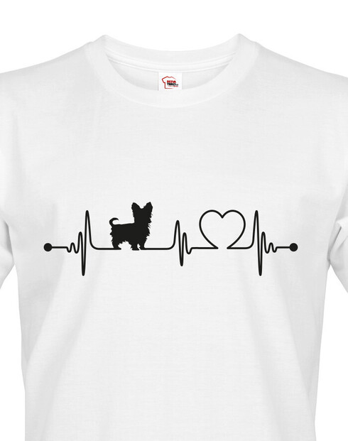 Pánské tričko Yorkshirský teriér tep