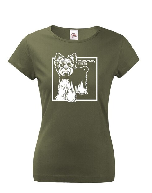 Dámské tričko Yorkshirský teriér