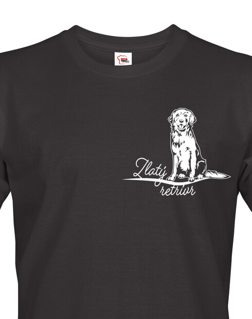 Pánské tričko Zlatý retrívr 2