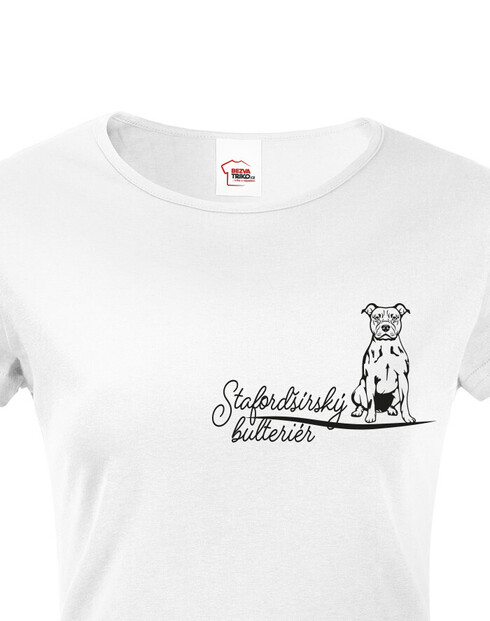 Dámské tričko Stafordširský bulteriér 2